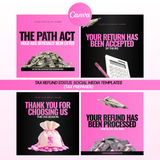 Tax Refund Status Social Media Templates (4-Pack)
