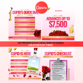 Tax Preparer Social Media Template Bundle (Valentine's Day Theme)