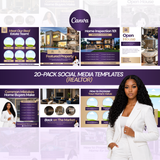 20-Pack Social Media Templates (Realtor)