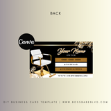 Hair Stylist DIY Business Card Template