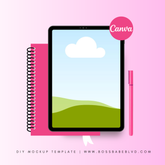 Digital Product Mockup Template