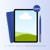 Digital Product Mockup Template