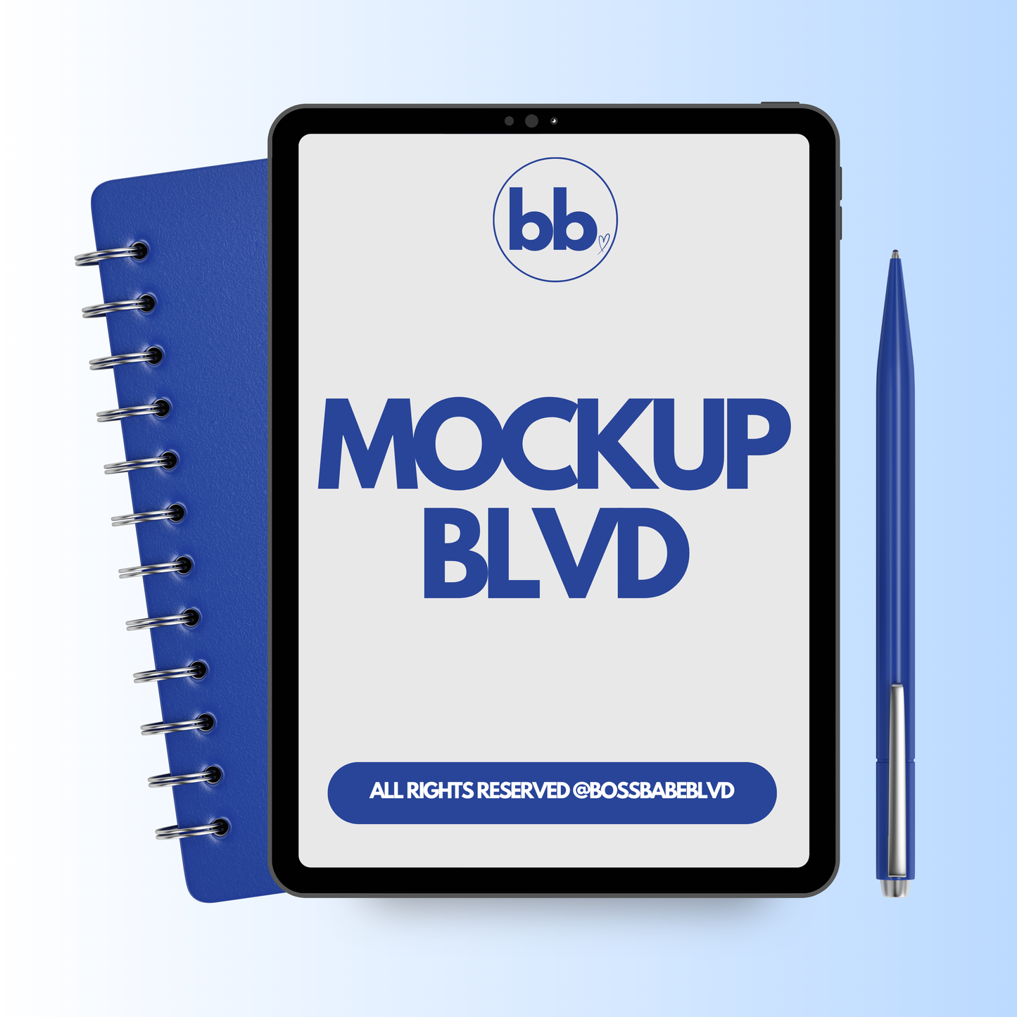 Digital Product Mockup Template