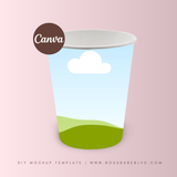 Paper Cup Mockup Template