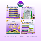 Tax Season DIY Flyer Bundle: Mardi Gras Theme