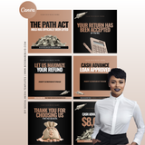 20-Pack Social Media Templates (Tax Preparer)