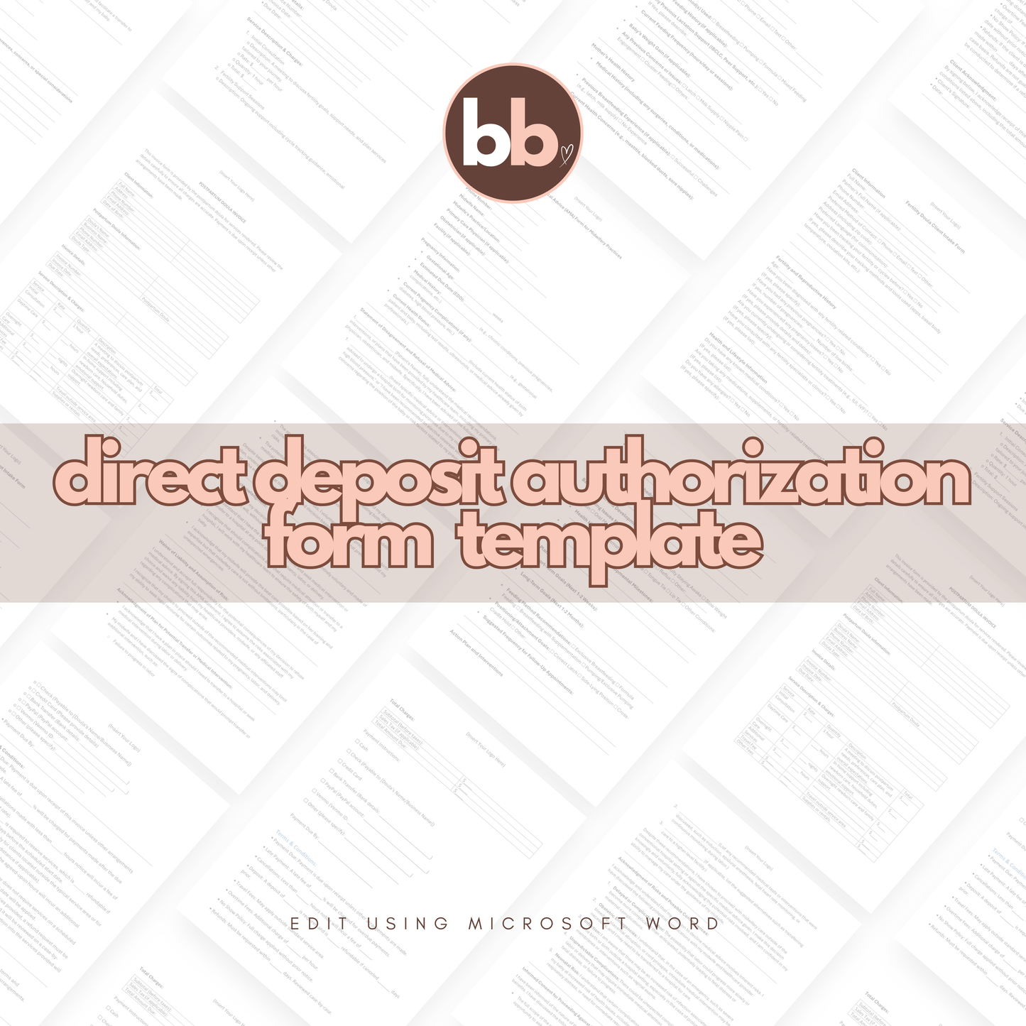 Direct Deposit Authorization Form Template