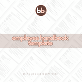 Employee Handbook Template