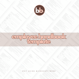 Employee Handbook Template