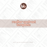 Realtor Contract Template