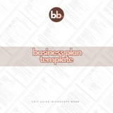 Business Plan Template