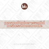 Personal Trainer Essential Business Forms Bundle