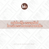 Midwife Essential Business Forms Bundle