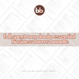 Full Spectrum Doula Essential Business Forms Bundle