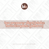 Tax Preparation Client Intake Form Template (Jotform)