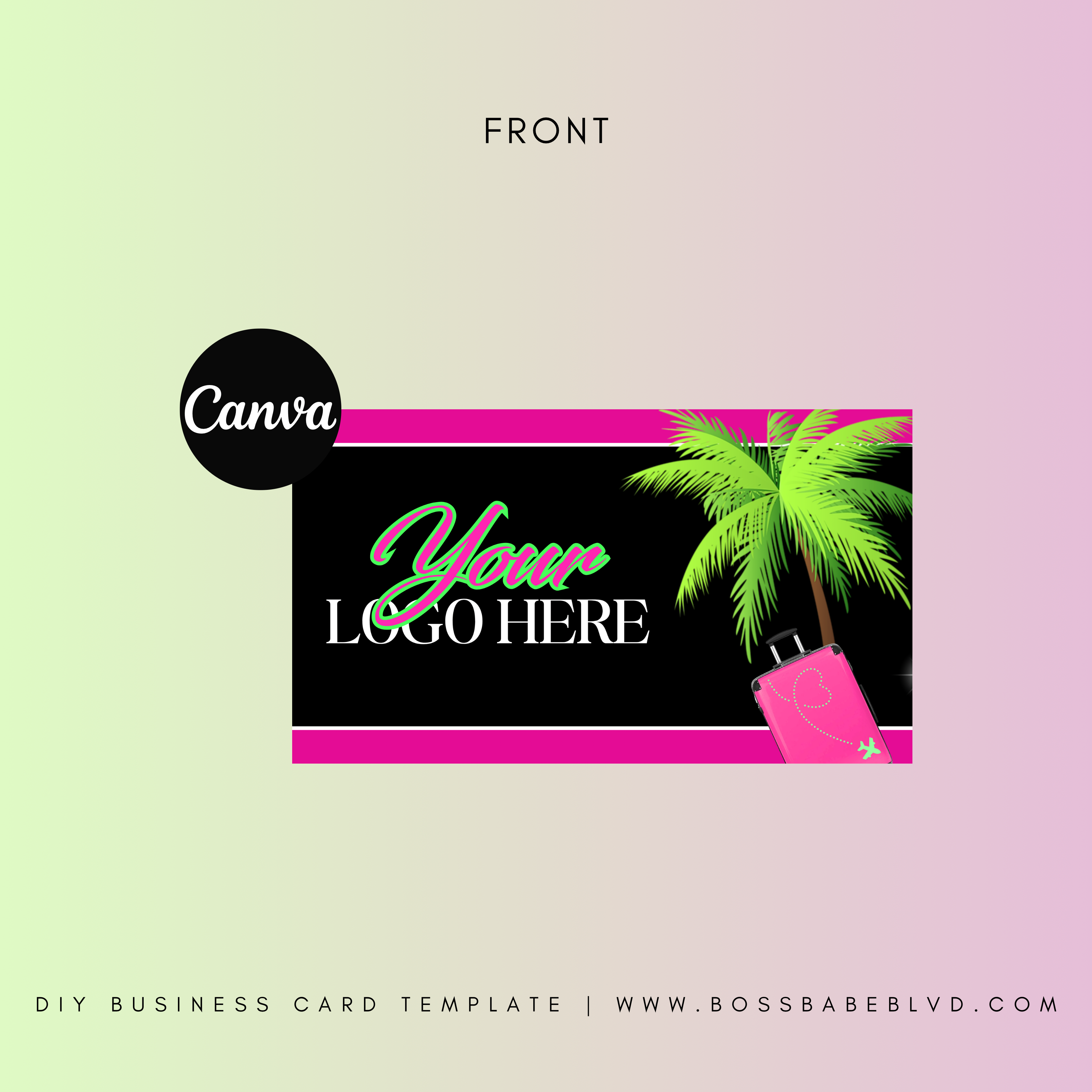 Trip Advisor DIY Business Card Template