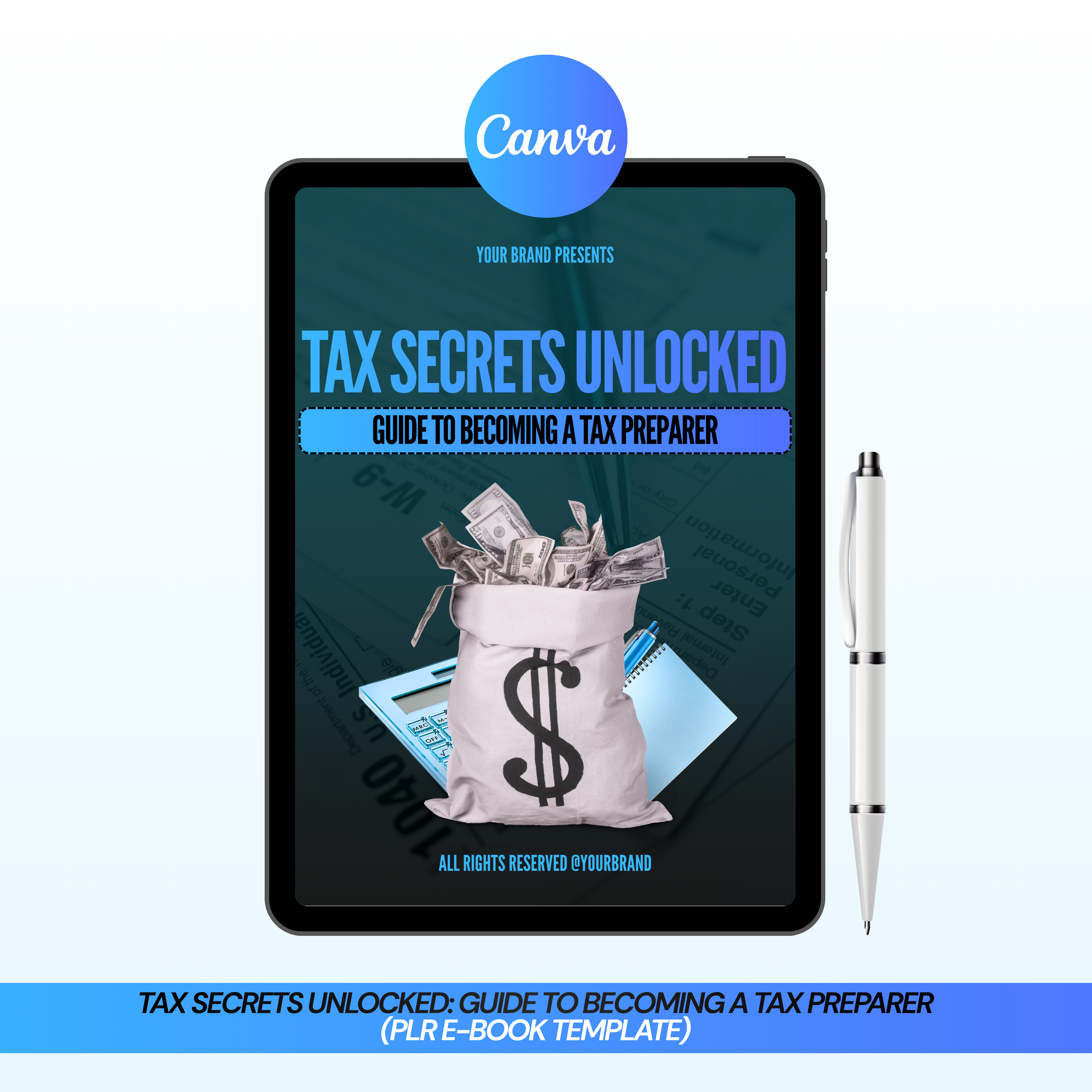 Tax Secrets Unlocked: Guide To Becoming A Tax Preparer (PLR E-Book Template)