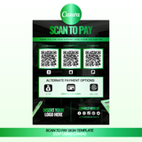 Scan To Pay Sign Template