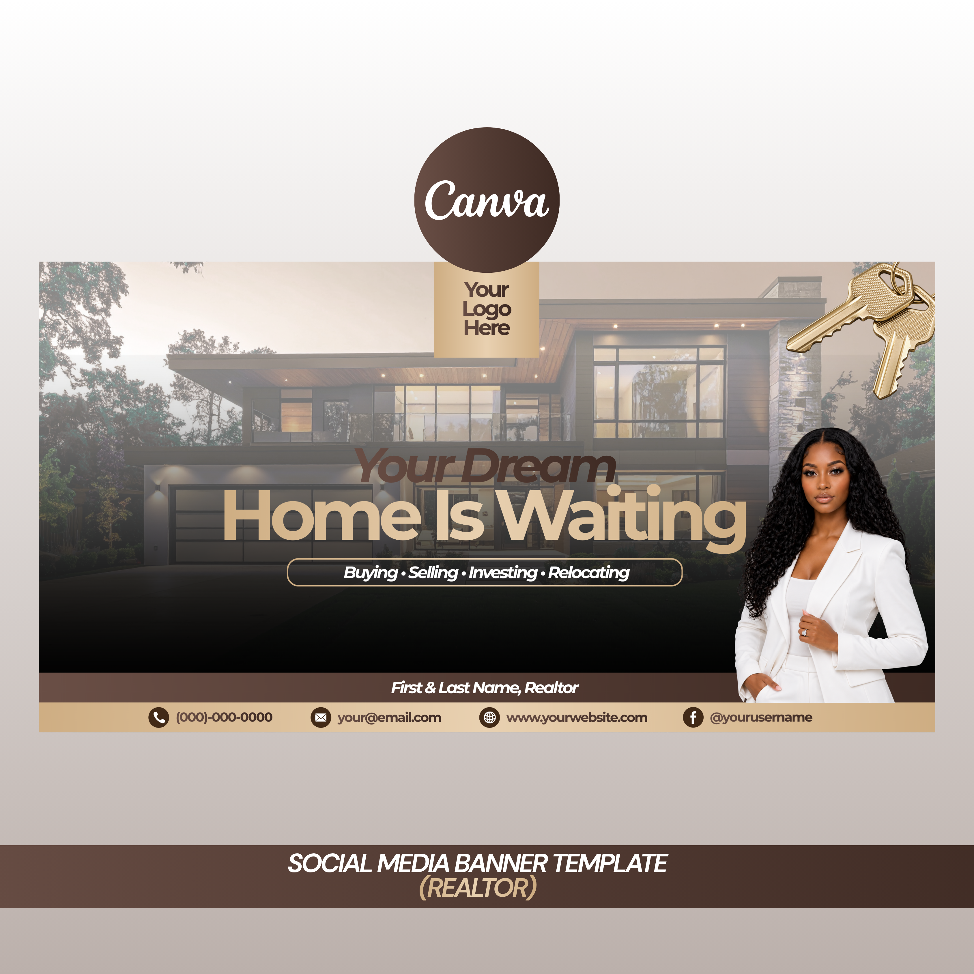 Realtor Social Media Banner Template