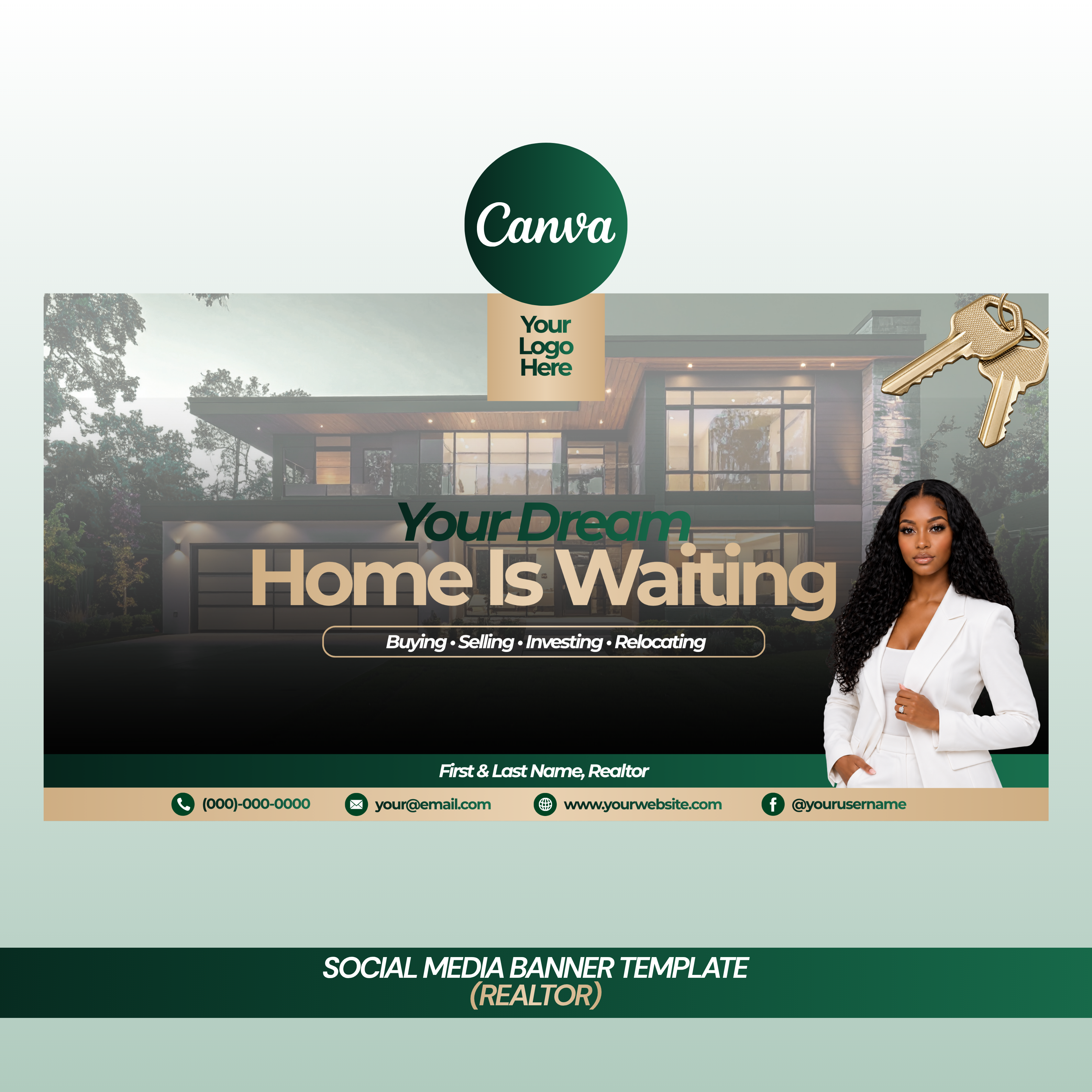 Realtor Social Media Banner Template