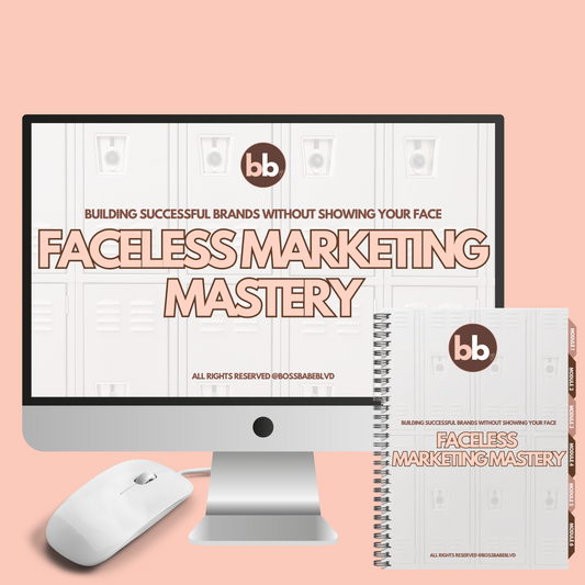Faceless Marketing Mastery: Building Successful Brands Without Showing Your Face