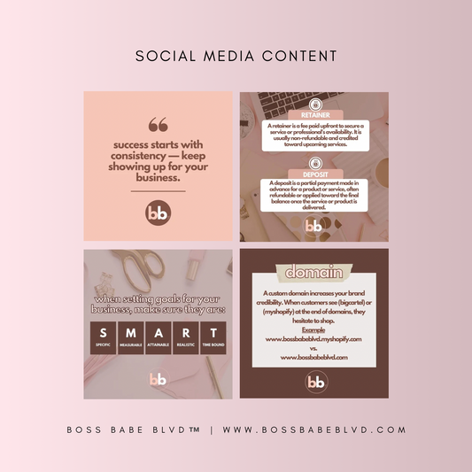 Social Media Content Packages