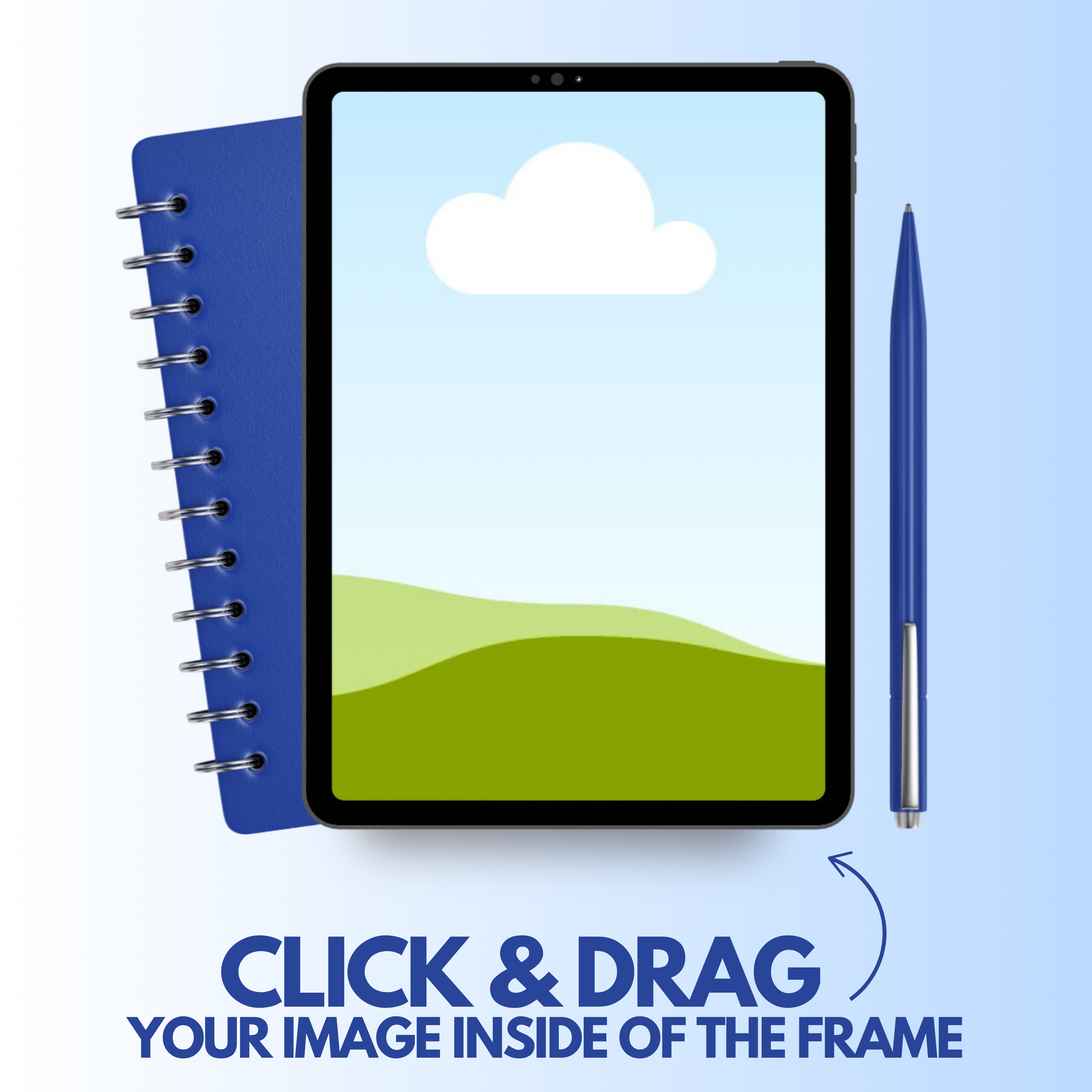 Digital Product Mockup Template