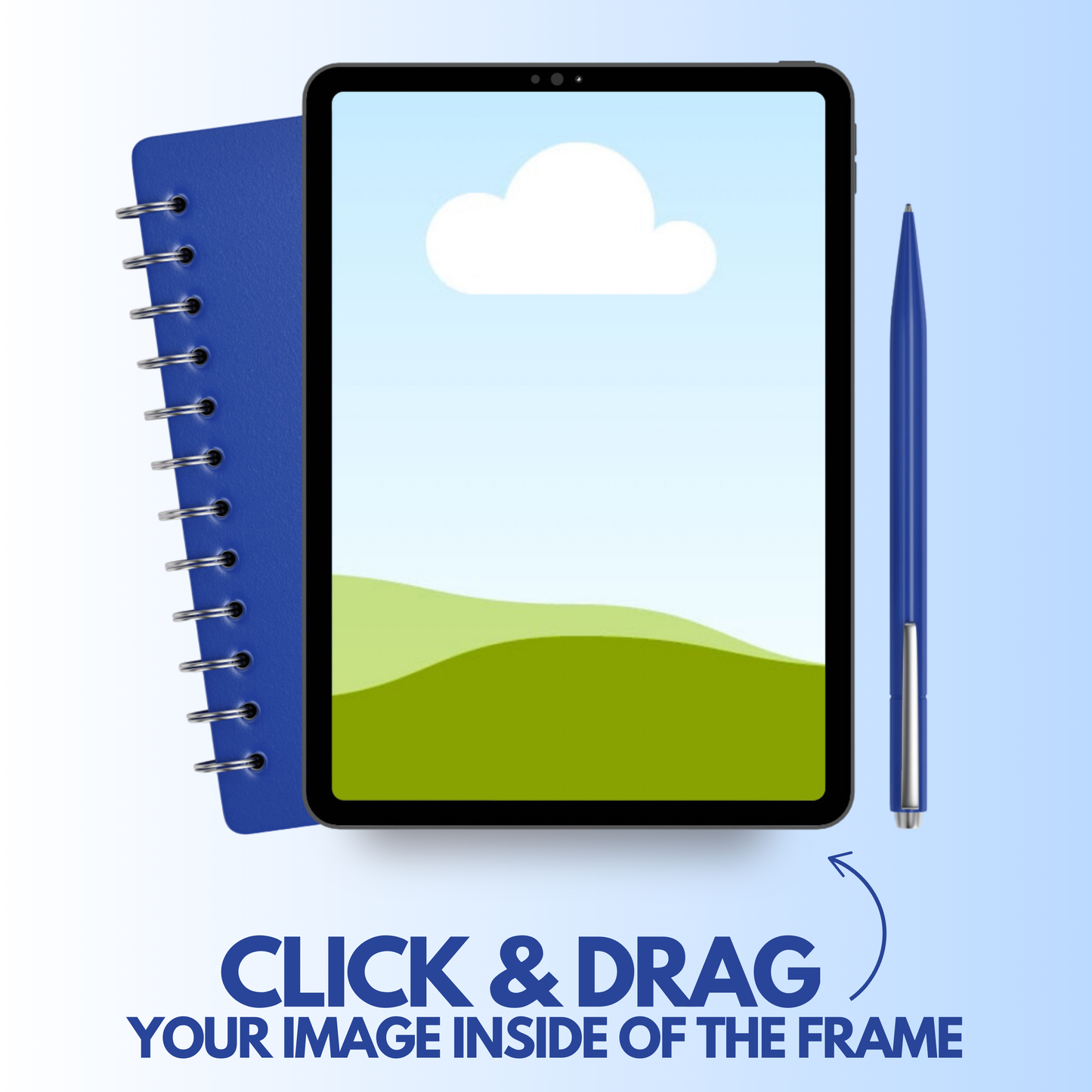 Digital Product Mockup Template