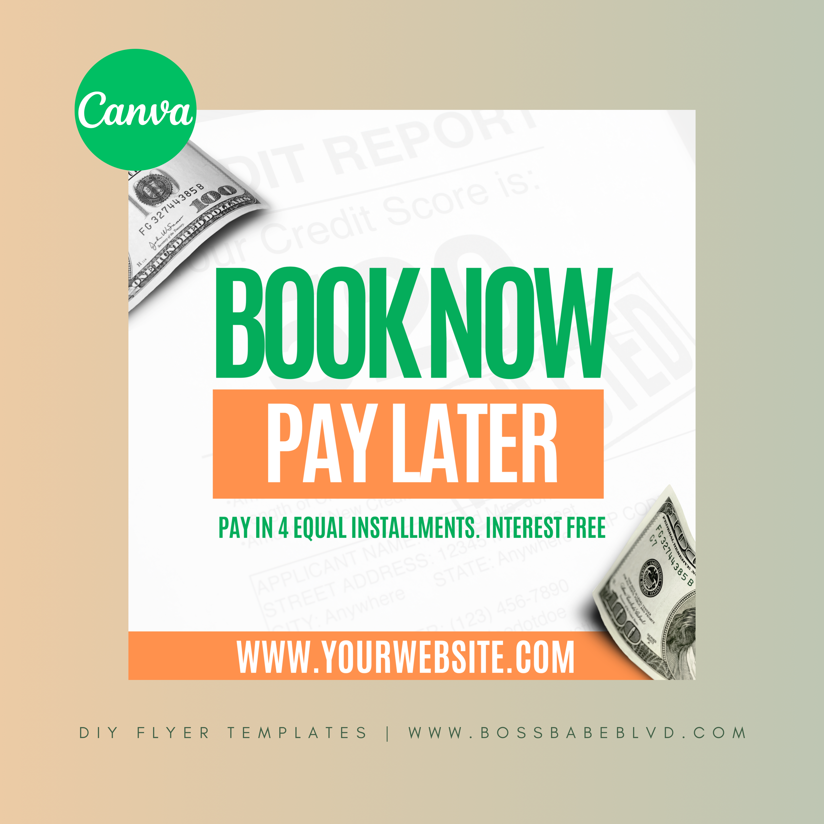 Credit Repair Specialist DIY Flyer Templates