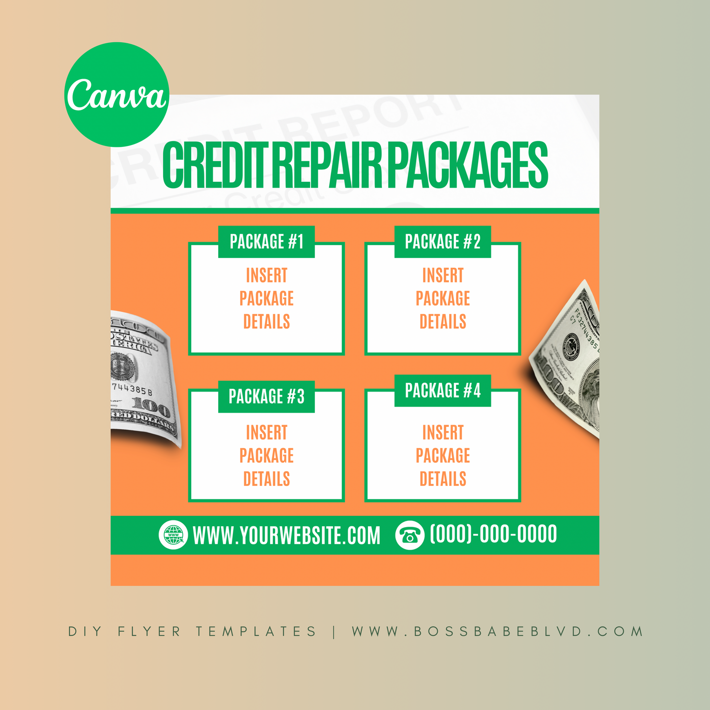 Credit Repair Specialist DIY Flyer Templates