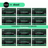 12-Pack Skool Course Banner Templates (Tax preparer)