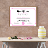 Certificate Of Completion DIY Template