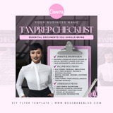 Tax Checklist DIY Flyer Template