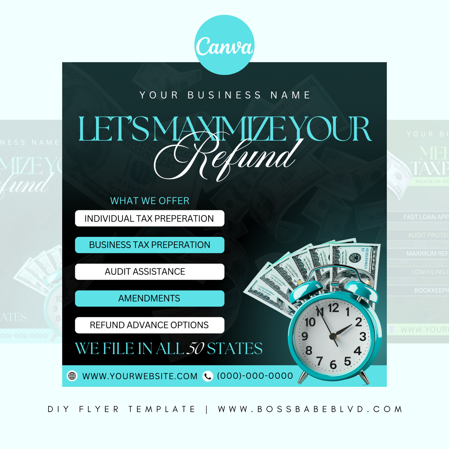 Maximize Your Refund DIY Flyer Template