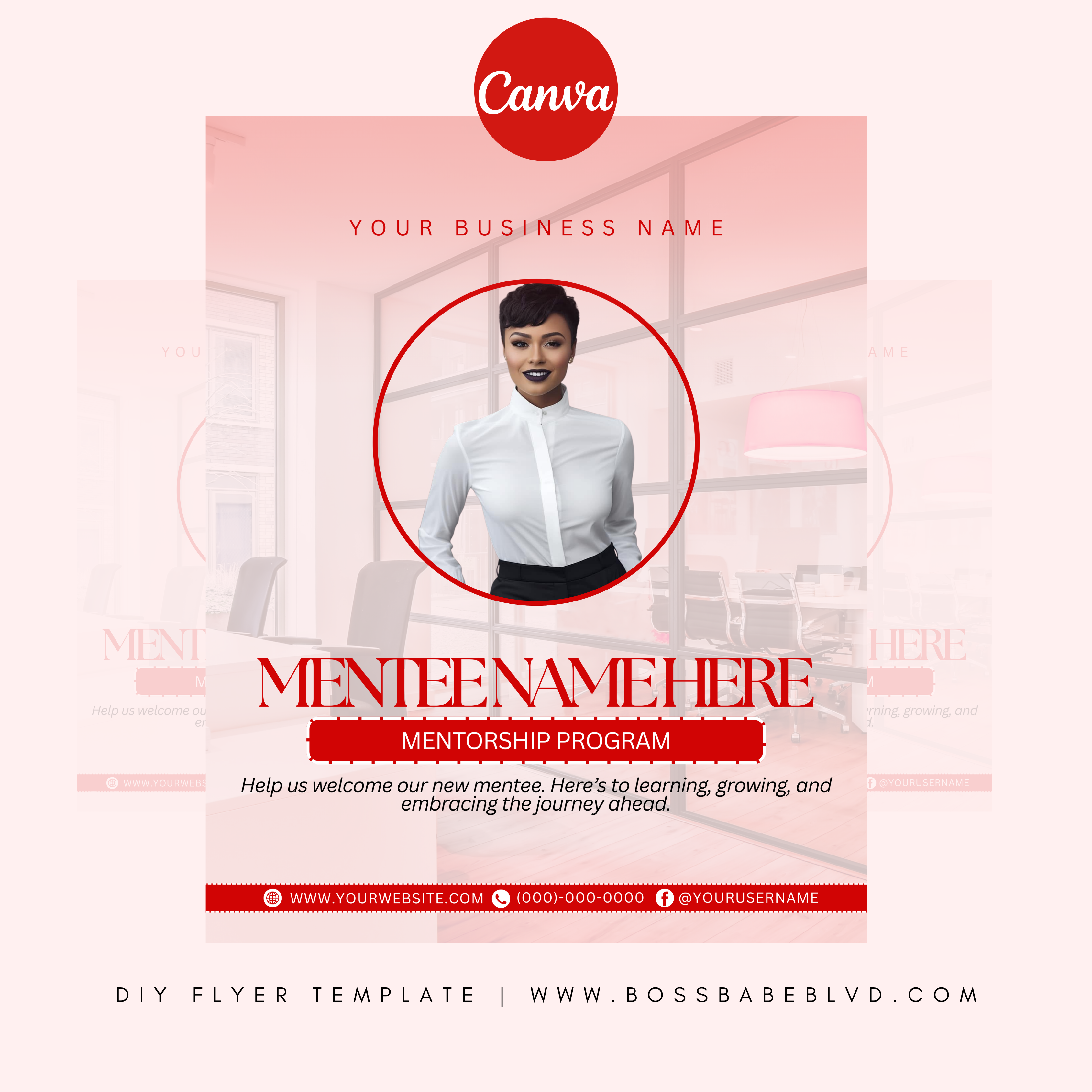 Welcome Our New Mentee DIY Flyer Template
