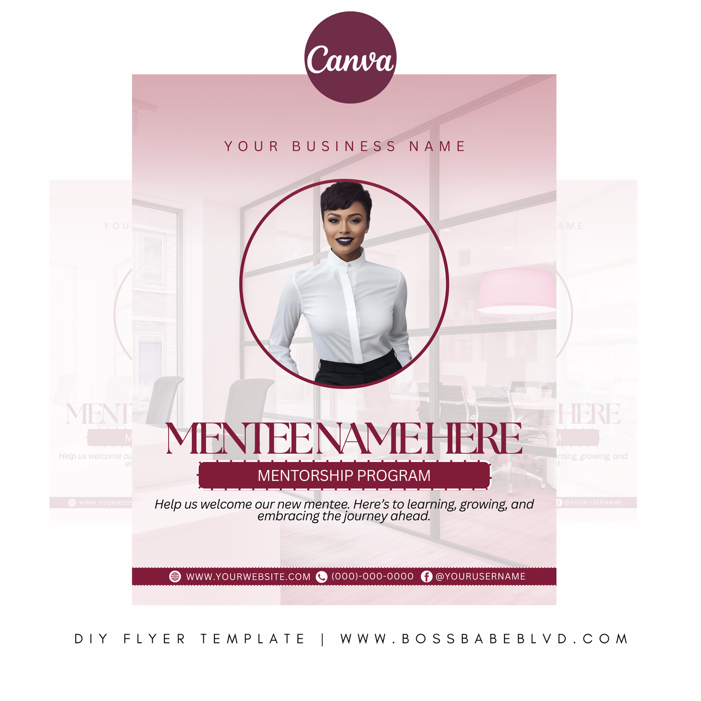 Welcome Our New Mentee DIY Flyer Template