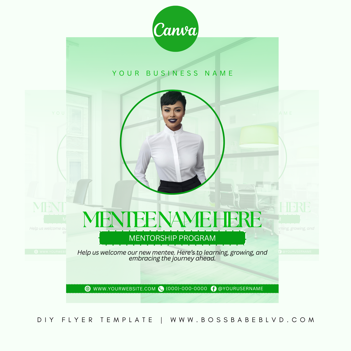 Welcome Our New Mentee DIY Flyer Template