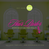 Hair Stylist DIY Logo Template