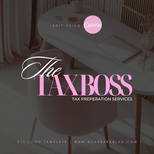 Tax Preparer DIY Logo Template
