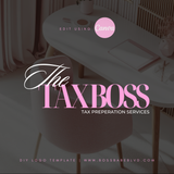 Tax Preparer DIY Logo Template