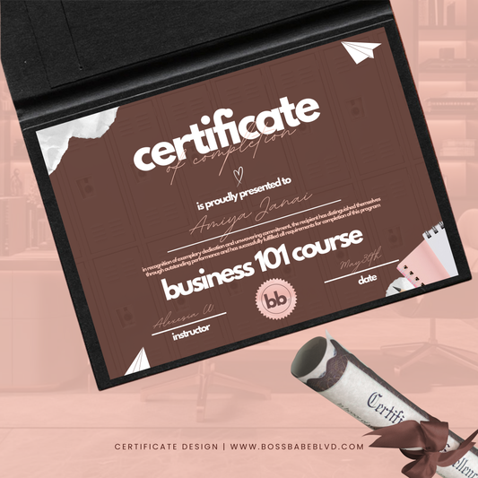 Certificate Design