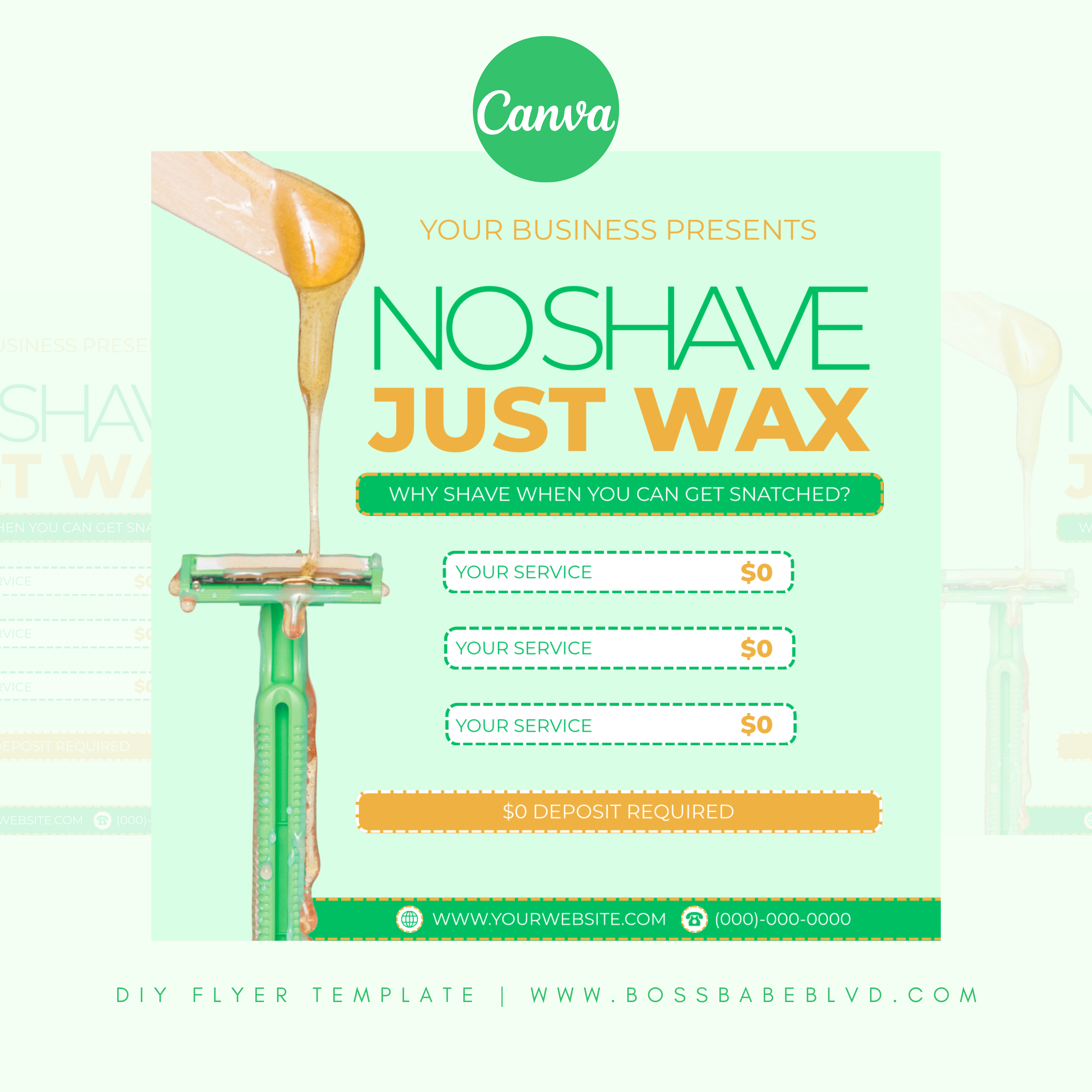 Esthetician DIY Flyer Template