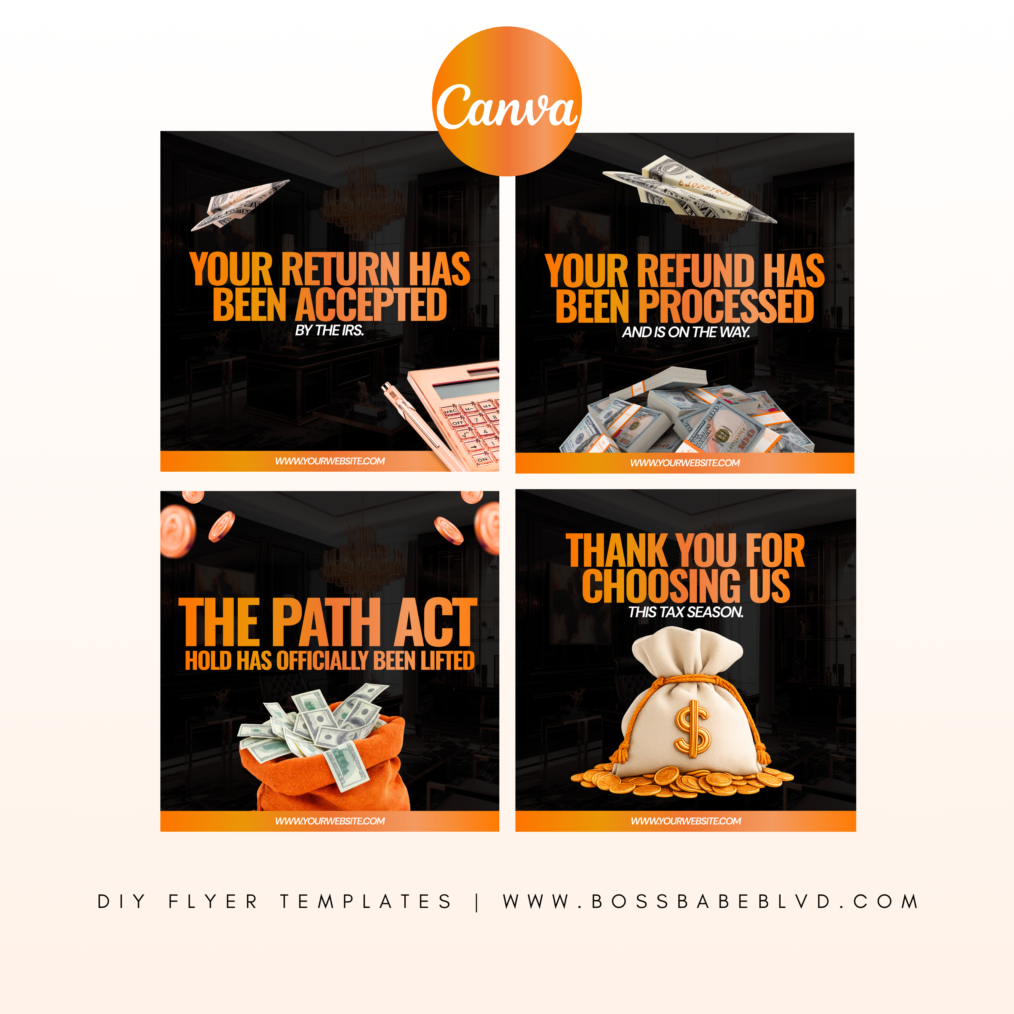 Tax Status Update DIY Flyer Bundle