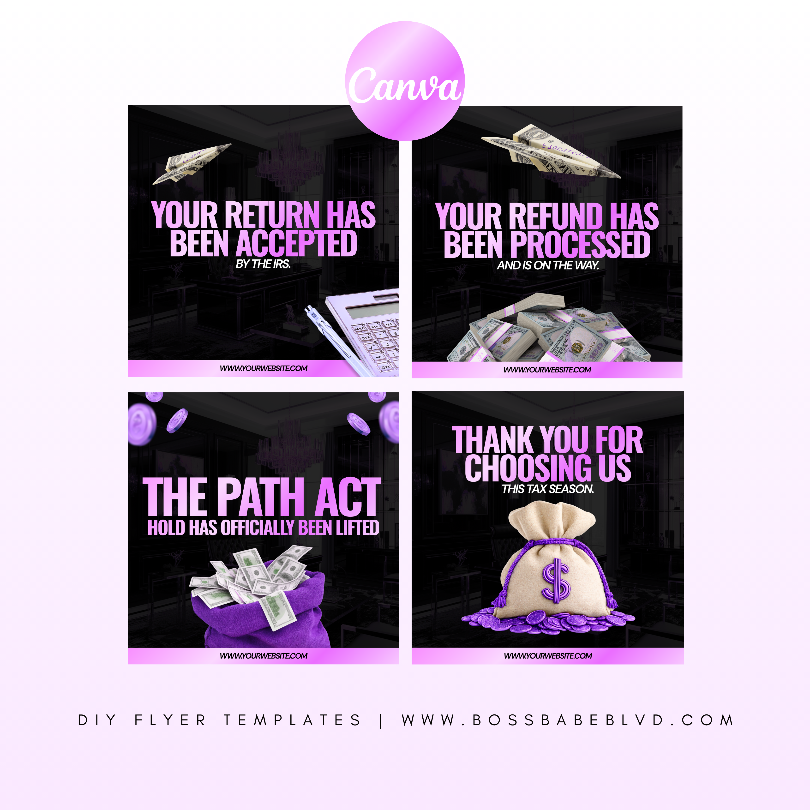 Tax Status Update DIY Flyer Bundle