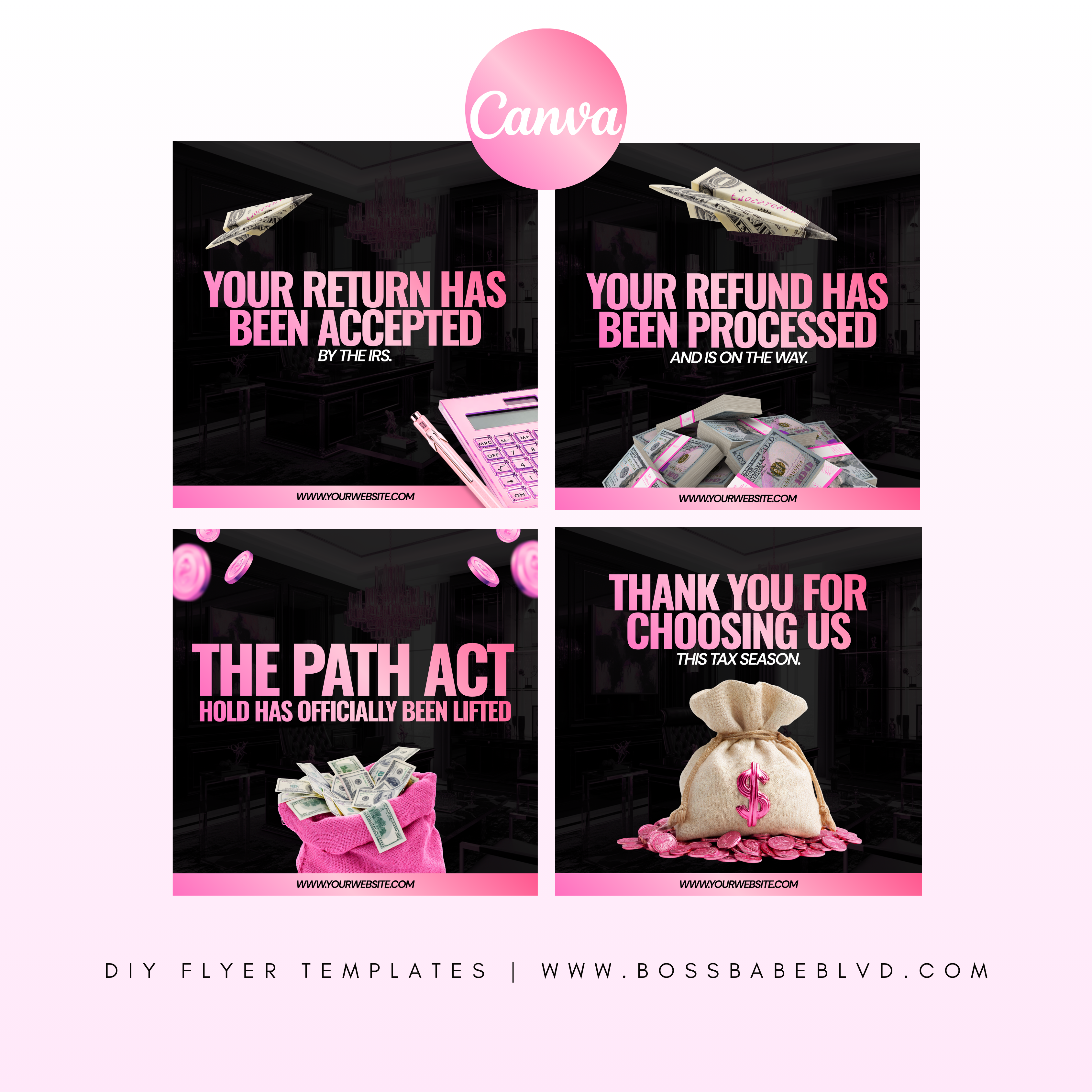 Tax Status Update DIY Flyer Bundle