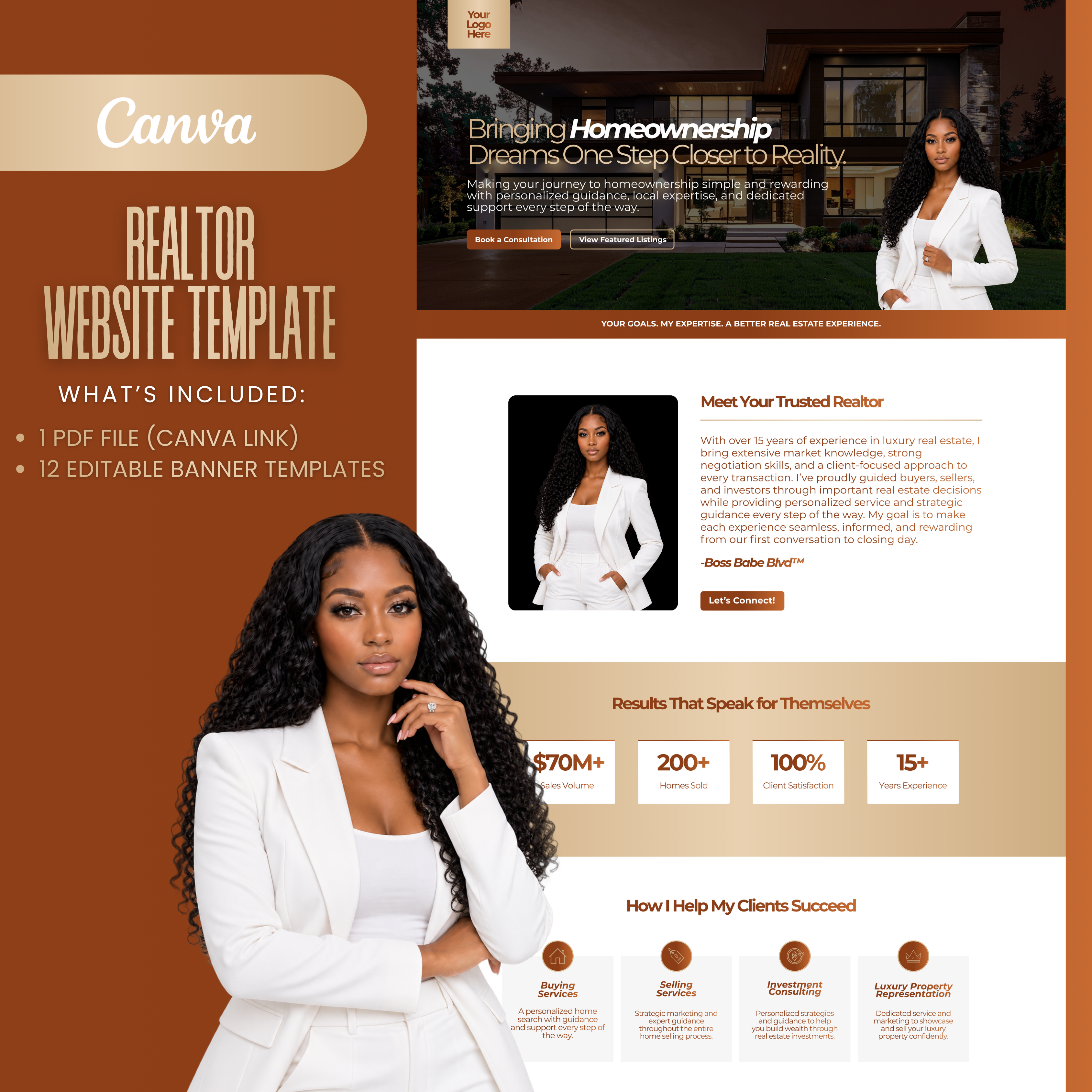 Realtor Website Template