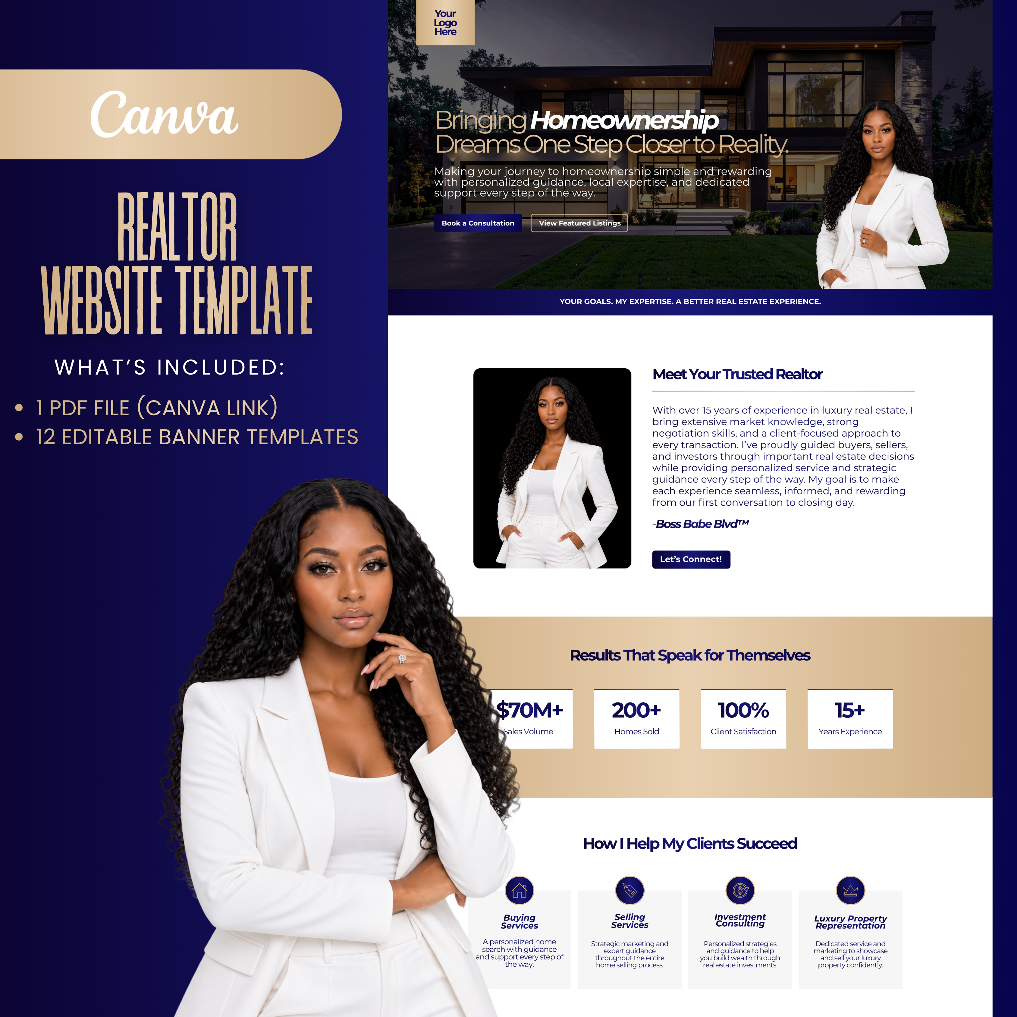 Realtor Website Template