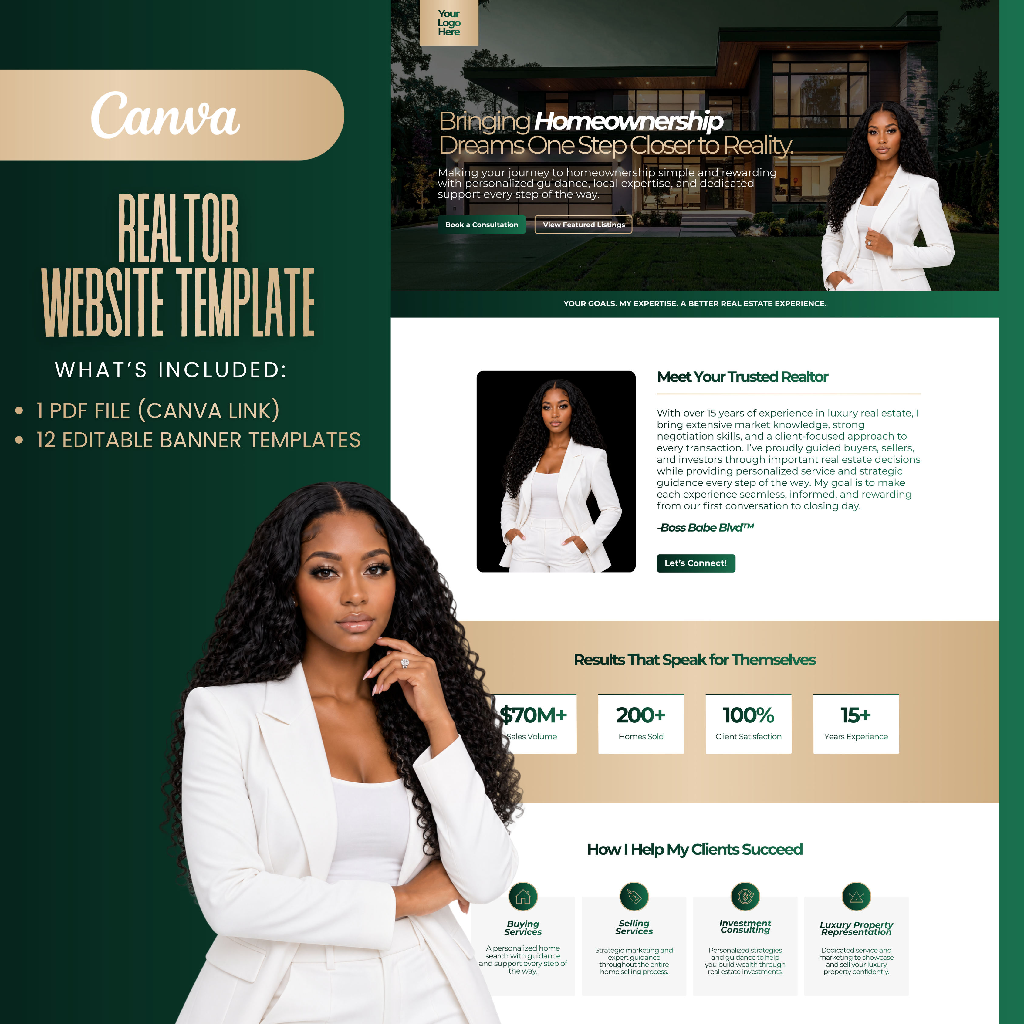 Realtor Website Template