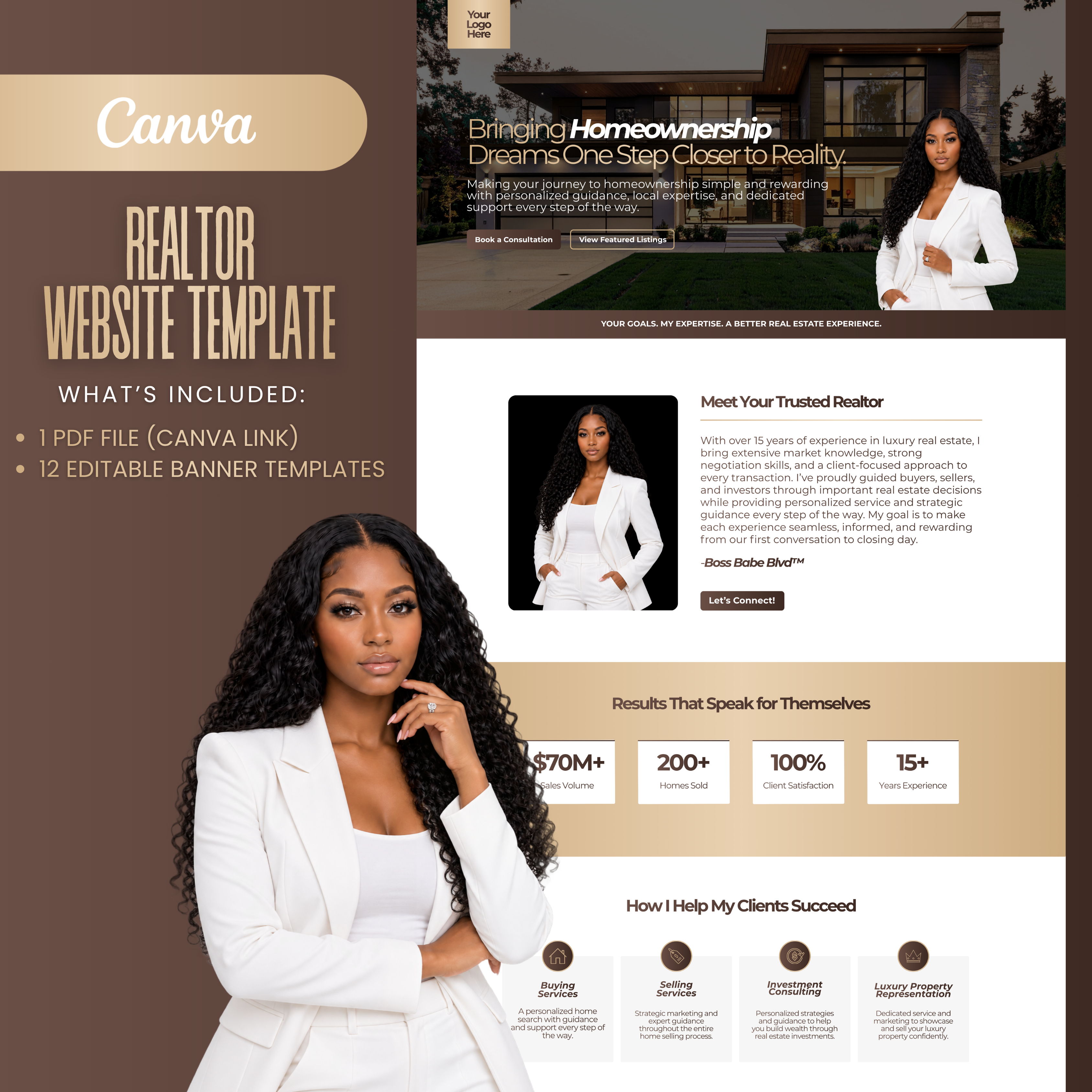 Realtor Website Template