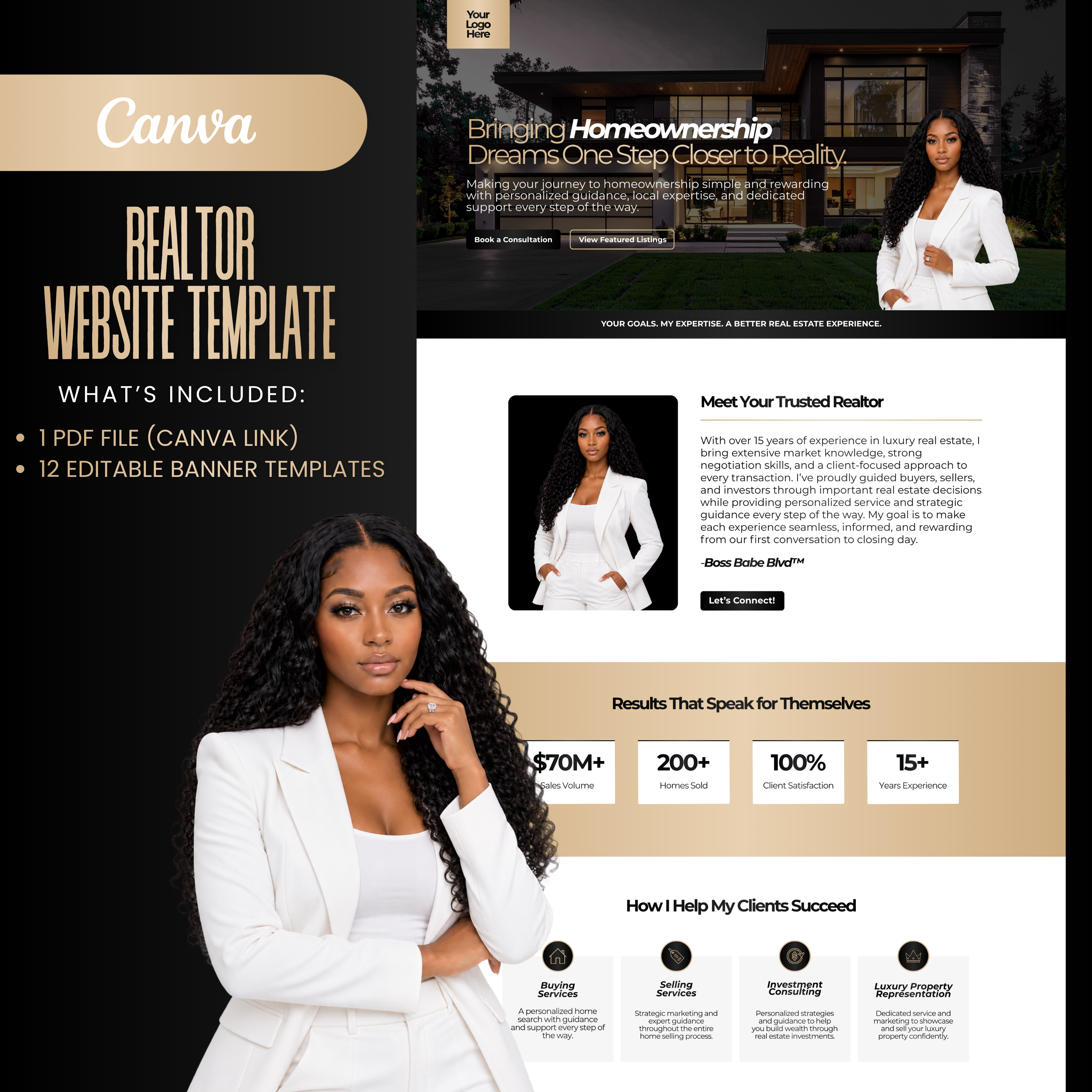 Realtor Website Template